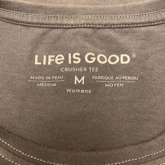 Life Is‎ Good Crusher Tee USA Graphic Short Sleeve Size Medium - Picture 9 of 12